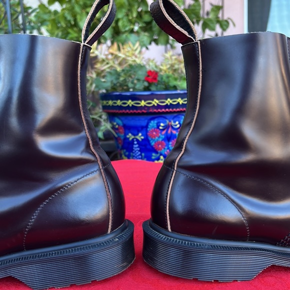 🏴 Dr. Martens Cordovan MIE Vintage 1460 Leather Boots UK 7 - Picture 9 of 17